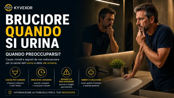 bruciore quando si urina uomo cause e rimedi